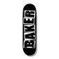 Brand Logo Black/White Deck, 8.25"