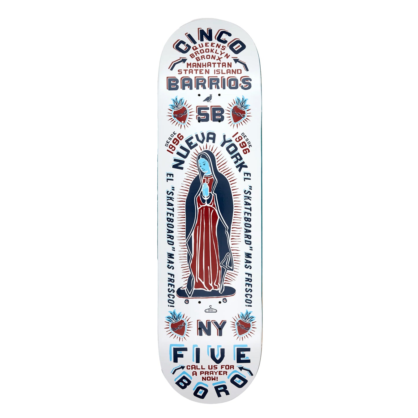 Cinco Barrios Deck, 8.5"