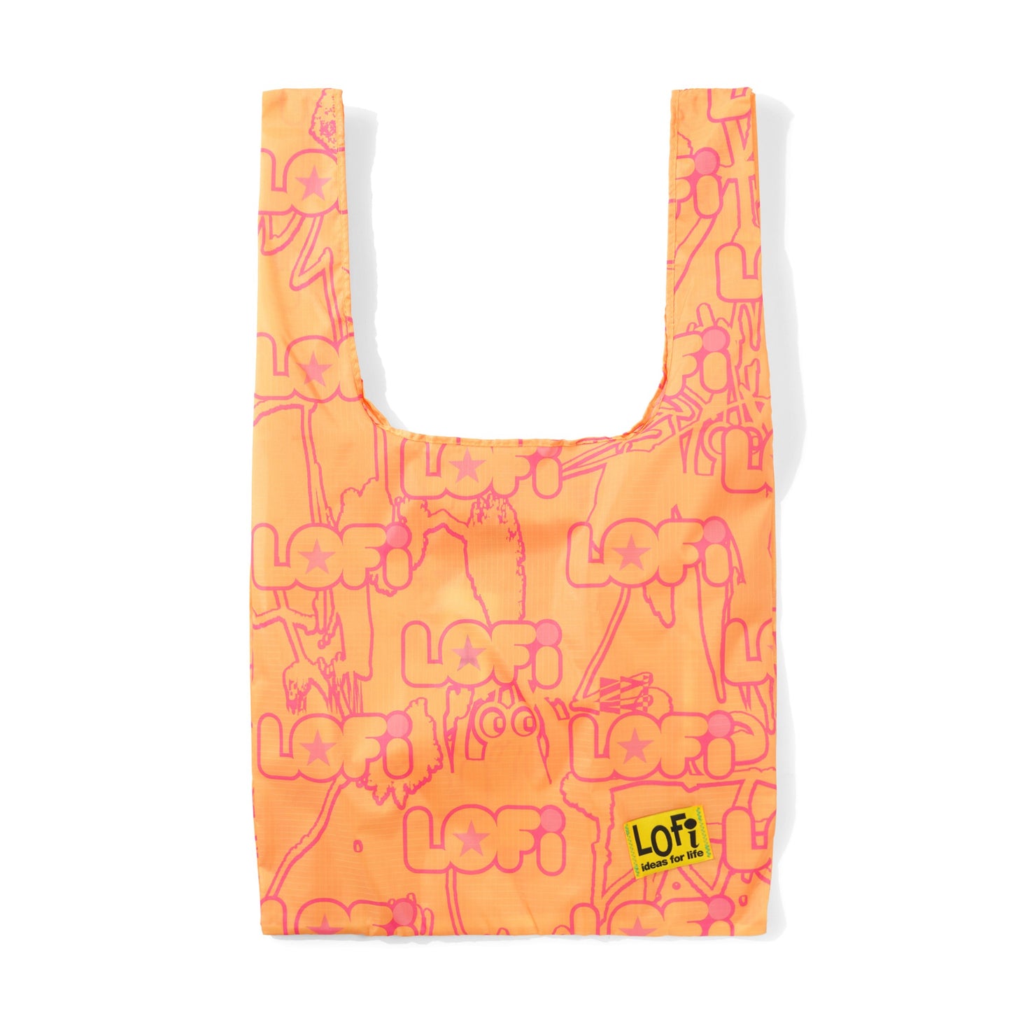 Ideas Nylon Tote Bag, Orange