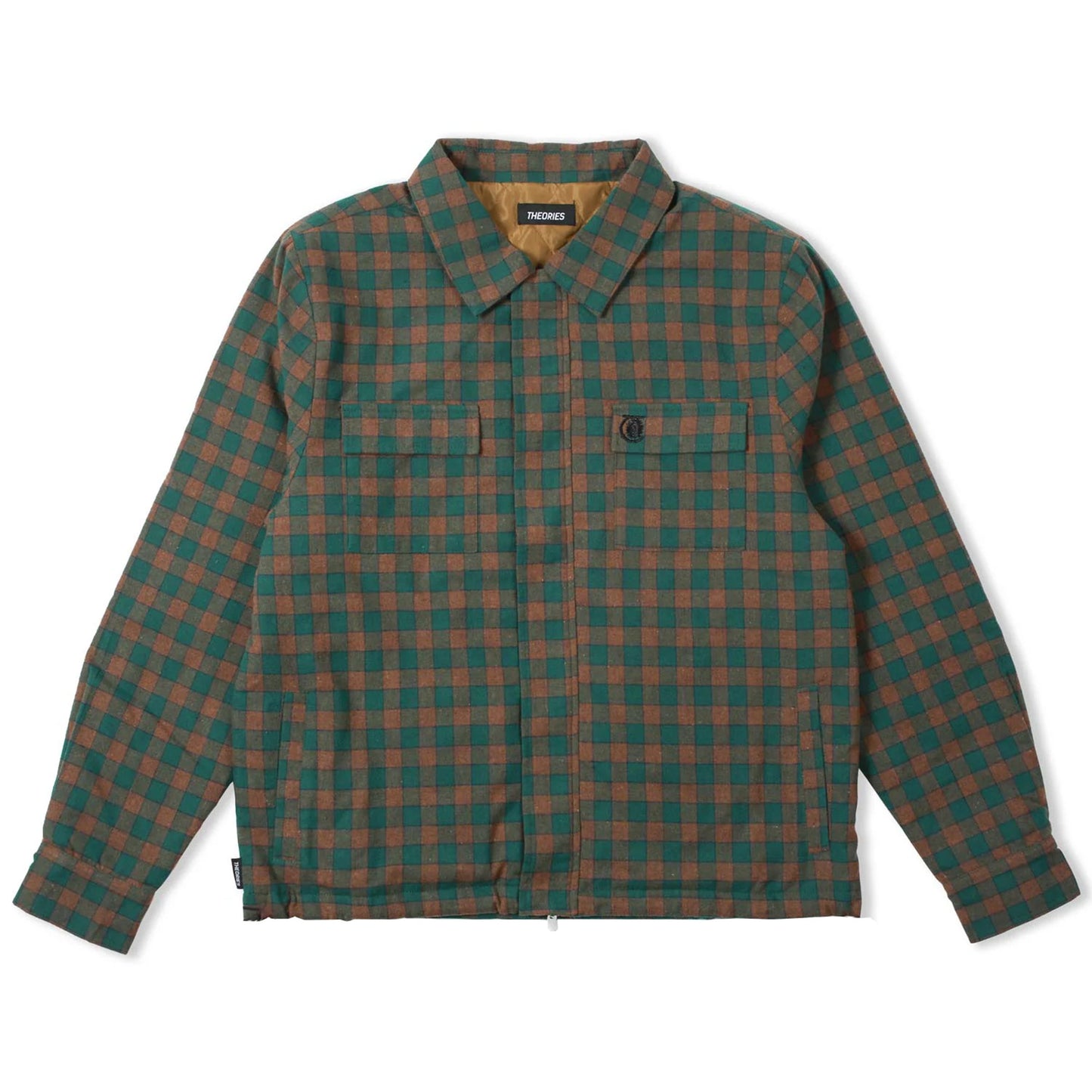 Lantern Quilted Flannel, Green