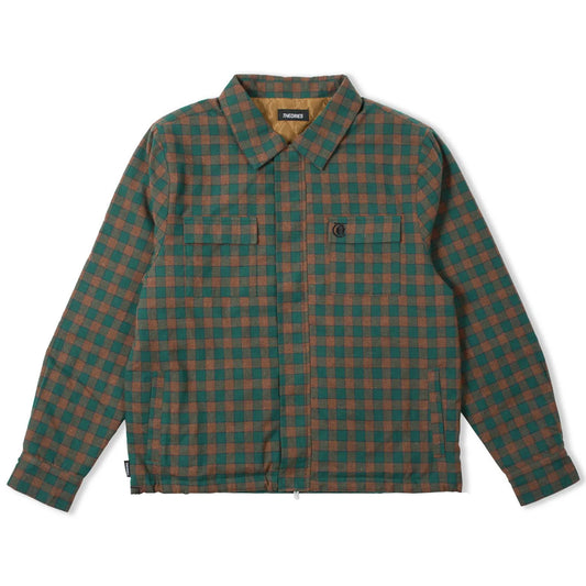Lantern Quilted Flannel, Green
