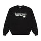 Track Club Champion Crewneck, Black