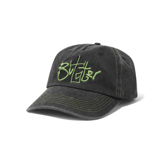 Scribble 5 Panel Cap, Black